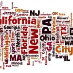 Cities and state in USA from the twitter location databse